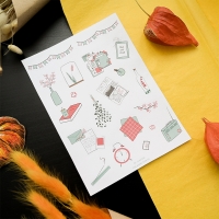 Наліпки "Плани", Flosteri by asumi