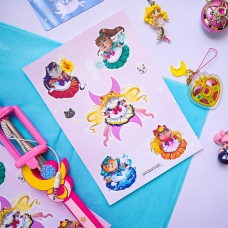 Вінілові наліпоки "Сейлор Коти"