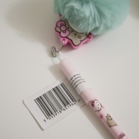 Попереднє замовлення Pusheen and Kitty ручка з помпоном blue