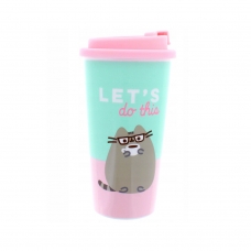 ПРЕДЗАМОВЛЕННЯ Тамблер для напоїв Pusheen Let's Do This 275мл ПРЕДЗАМОВЛЕННЯ Тамблер для напоїв Pusheen Let's Do This 275мл