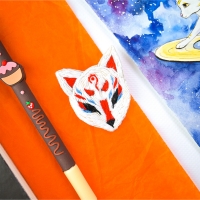 Значок/брошка Кіцуне, Florid Pins