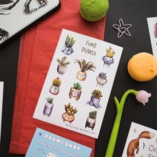 Лист з наліпками ''Plants''