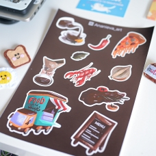 Наліпки для блокнота "Food Market", Ananieva Наліпки для блокнота "Food Market", Ananieva