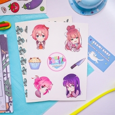 Наклейки Doki Doki, Lisa Cloud