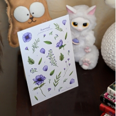 Лист з наліпками ''Анемона'' Лист з наліпками ''Анемона''