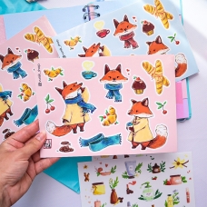 Наліпки Лисички