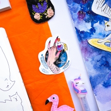 Наклейка Sanitizer, Wrzes