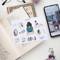 Наліпки прозорі "Bookworm", Asumi Наліпки прозорі "Bookworm", Asumi