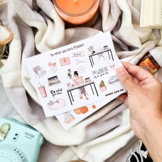 Наліпки "Do What You Love Planner", Asumi