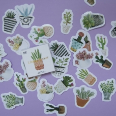 Наклейки для ежедневника Cactus (45 шт) Наклейки для ежедневника Cactus (45 шт)