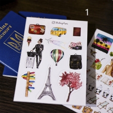 Наліпки Travel, SticknPlan Наліпки Travel, SticknPlan