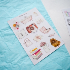 Наліпки Stay Home, SticknPlan Наліпки Stay Home, SticknPlan