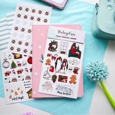 Стикерпак из 3х листов Pinguin, SticknPlan Стикерпак из 3х листов Pinguin, SticknPlan