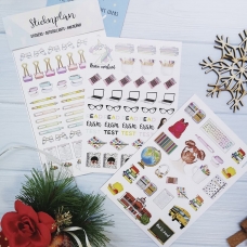 Стикерпак из 3х листов Back to School, SticknPlan