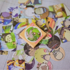 Набір наліпок Тоторо, 46 шт Набір наліпок Тоторо, 46 шт