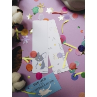 Бумажные закладки для книг Mouse, StickerPicker (2шт)